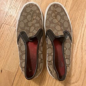 Coach slip on sneakers